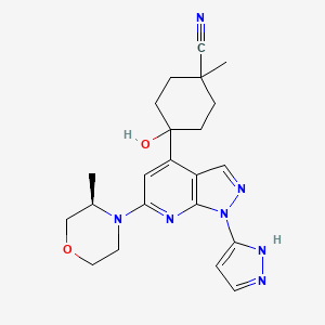 molecular formula C22H27N7O2 B12417290 Atr-IN-9 