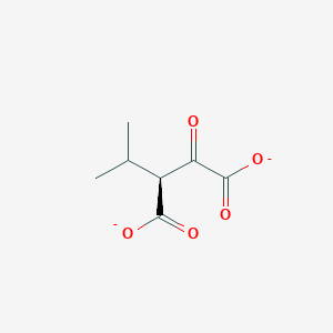 molecular formula C7H8O5-2 B1241731 （2S）-2-异丙基-3-氧代琥珀酸（2-） 