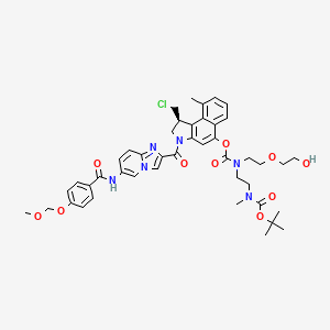 MethylCBI-azaindole-benzamide-MOM-Boc-ethylenediamine-D