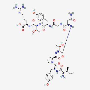 molecular formula C49H73N13O15 B12417373 Iyptngytr 