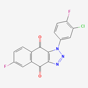 molecular formula C16H6ClF2N3O2 B12417375 Ido1/tdo-IN-3 