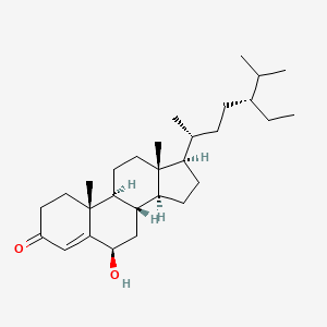 molecular formula C29H48O2 B1241739 6beta-Hydroxystigmast-4-en-3-one 