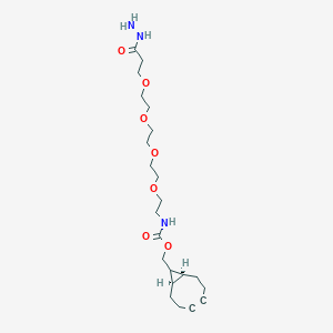 molecular formula C22H37N3O7 B12417408 BCN-PEG4-hydrazide 