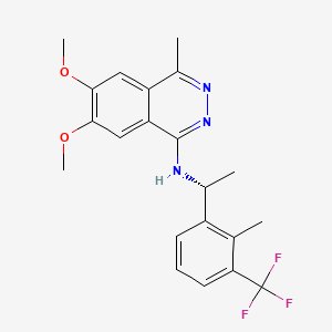 molecular formula C21H22F3N3O2 B12417447 Sos1-IN-13 