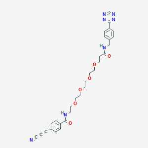 molecular formula C30H33N7O6 B12417471 APN-PEG4-tetrazine 