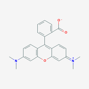 molecular formula C24H22N2O3 B1241748 Tetramethylrhodamine CAS No. 120718-52-7