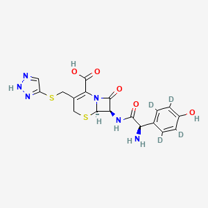 molecular formula C18H18N6O5S2 B12417481 Cefatrizine-d4 