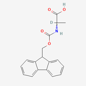 molecular formula C18H17NO4 B12417485 Fmoc-Ala-OH-d1 