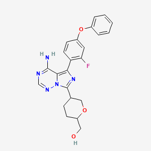 molecular formula C23H22FN5O3 B12417506 Btk-IN-6 