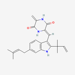 molecular formula C24H27N3O2 B12417522 Cryptoechinuline A CAS No. 55179-54-9