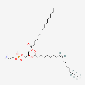 1-Pentadecanoyl-2-oleoyl-sn-glycero-3-phosphoethanolamine-d7