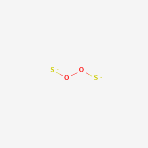 molecular formula O2S2-2 B1241753 Peroxybis(sulfanide) 