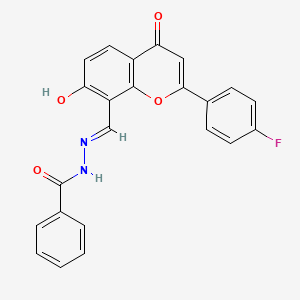 molecular formula C23H15FN2O4 B12417530 Urease-IN-3 