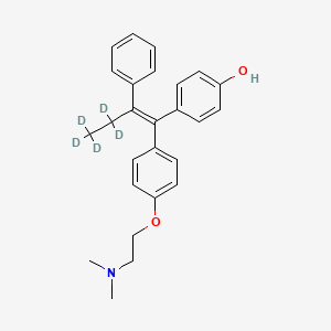 4-[(E)-3,3,4,4,4-pentadeuterio-1-[4-[2-(dimethylamino)ethoxy]phenyl]-2-phenylbut-1-enyl]phenol