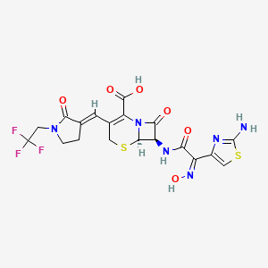 molecular formula C19H17F3N6O6S2 B1241757 Unii-Z4IB8G7270 CAS No. 161672-76-0
