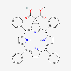 molecular formula C48H34N4O4 B12417573 Antitumor photosensitizer-3 