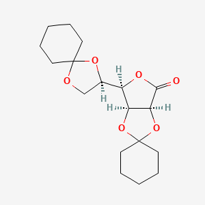 molecular formula C18H26O6 B1241762 2,3:5,6-DI-O-Cyclohexylidene-D-mannolactone, 98 