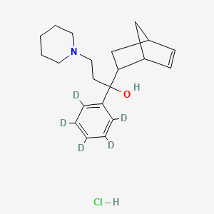 molecular formula C21H30ClNO B12417622 Biperiden-d5 (hydrochloride) 