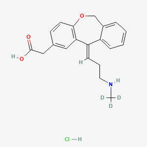 (E)-N-Desmethyl Olopatadine-d3 (hydrochloride)