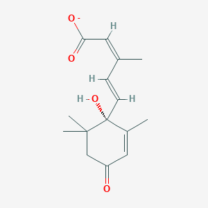 molecular formula C15H19O4- B1241775 Abscisin II 