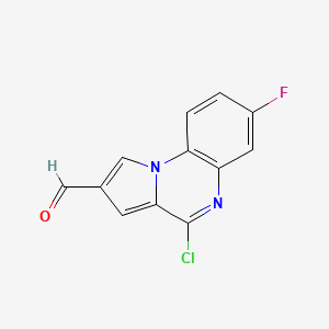 4-Chloro-7-fluoropyrrolo[1,2-a]quinoxaline-2-carbaldehyde