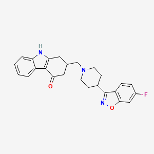 molecular formula C25H24FN3O2 B1241793 Unii-HB82hzf849 