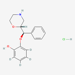 rel-Desethylreboxetine-d4 Hydrochloride