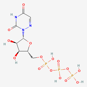 molecular formula C8H14N3O15P3 B1241803 6-Azauridine 5'-triphosphate 