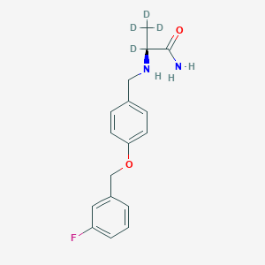 molecular formula C17H19FN2O2 B12418090 Safinamide-d4 