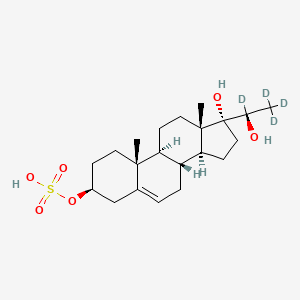 (3beta,20S)-Pregn-5-ene-3,17,20-triol sulfate-d4