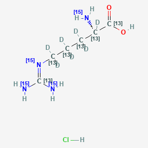 L-Arginine-13C6,15N4,d7 (hydrochloride)