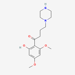 1-(2-Hydroxy-4,6-dimethoxyphenyl)-4-piperazin-1-ylbutan-1-one