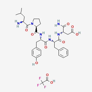 molecular formula C35H45F3N6O10 B12418202 Lpyfd-NH2 (tfa) 