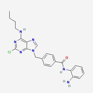 molecular formula C23H24ClN7O B12418212 Hdac-IN-37 