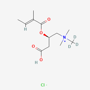 Tigloyl-L-carnitine-d3 (chloride)