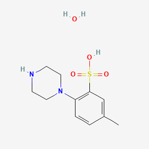 molecular formula C11H18N2O4S B1241829 Caldaret monohydrate CAS No. 192509-24-3