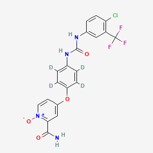 N-Desmethyl Sorafenib (pyridine)-N-oxide-d4