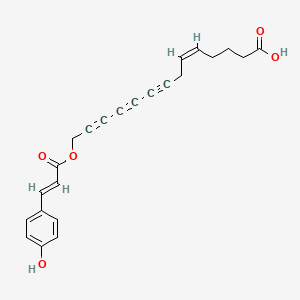 molecular formula C23H20O5 B1241842 Cinnatriacetin A 