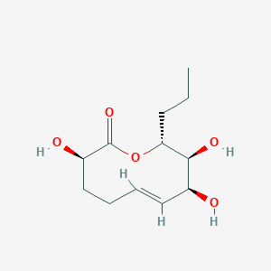 molecular formula C12H20O5 B1241843 Kqjgpghqddzvhj-zfocbllksa- 