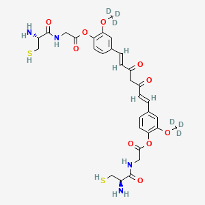 Di-O-cysteinyl-glycinoyl curcumin-d6