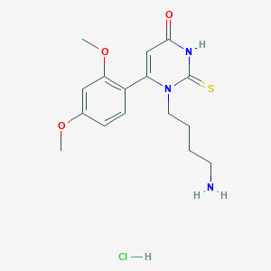 molecular formula C16H22ClN3O3S B12418451 Mpo-IN-3 