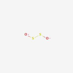 molecular formula O2S2-2 B1241847 Disulfanediolate(2-) 