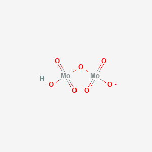 molecular formula HMo2O7- B1241848 二钼酸氢 