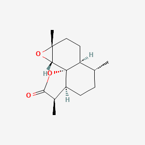 (1R,4R,5S,8R,9S,12R,14R)-4,8,12-trimethyl-2,13-dioxatetracyclo[7.5.0.01,5.012,14]tetradecan-3-one