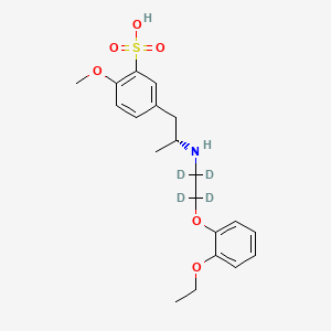 molecular formula C20H27NO6S B12418543 Tamsulosin Sulfonic Acid-d4 