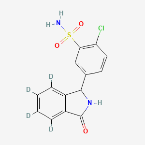 molecular formula C14H11ClN2O3S B12418661 3-Dehydroxy Chlorthalidone-D4 