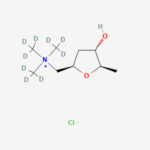 [(2R,4S,5R)-4-hydroxy-5-methyloxolan-2-yl]methyl-tris(trideuteriomethyl)azanium;chloride