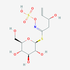 molecular formula C11H19NO10S2 B1241877 R-2-羟基-3-丁烯基葡萄糖异硫氰酸酯 
