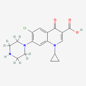 6-Chloro-6-defluoro Ciprofloxacin-d8