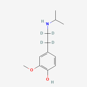 2-Methoxy-4-[2-[(1-methylethyl)amino]ethyl]phenol-d4